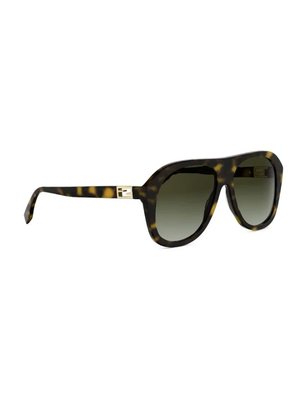 New FENDI Women's Sunglasses Acetate Frame BAGUETTE FE40223I 52P 57 Havana